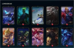 Conta league of legends (pax tf) 325 skins LOL