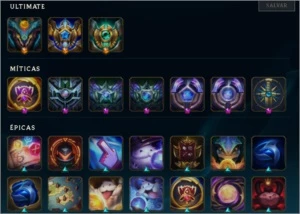 Conta league of legends (pax tf) 325 skins LOL
