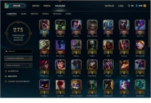 Conta de league of legends platina LOL