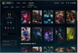 Conta de league of legends platina LOL