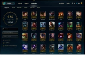 Conta de league of legends platina LOL