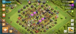CV11 SEMI FULL TH11 4 SKINS 7.000 GEMAS DADOS DE CRIAÇÃO - Clash of Clans
