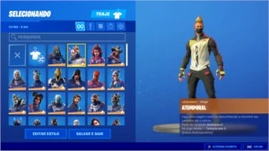 CONTA FORTNITE TEMPORADA 3 ATÉ A X (1400 V-BUCKS)