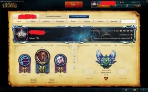 Conta Lol d4 ,111skins ,11 page runes - League of Legends
