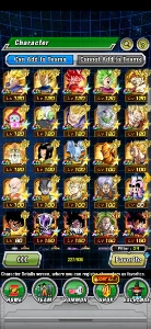 +100 chars SSR e LR Rank 424 DBZ Dokkan Battle - Outros