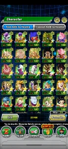 +100 chars SSR e LR Rank 424 DBZ Dokkan Battle - Others