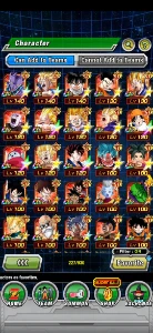 +100 chars SSR e LR Rank 424 DBZ Dokkan Battle - Outros