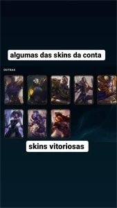 Conta LoL, Ícone de Diamante, 70 skins