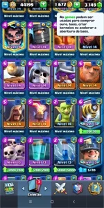 CONTA LEVEL 14 DESAFIANTE 3, TODAS AS CARTAS 28 LVL 14 - Clash Royale