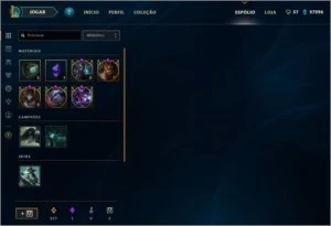 CONTA DE LOL - DIAMANTE - SKINS RARAS/CONTA ÚNICA - League of Legends