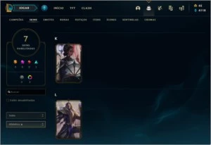 CONTA LOL DIAMANTE 4 - LEAGUE OF LEGENDS
