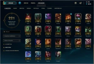 Conta de lol ouro 4 mmr de platina - League of Legends