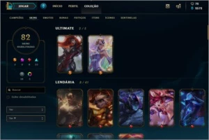 Conta de lol ouro 4 mmr de platina - League of Legends
