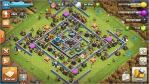 CONTA CV 13 CLASH OF CLANS 6 CONSTRUTORES