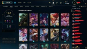 VENDO CONTA LOL 148 SKINS, ULTIMATE, MITICA - League of Legends