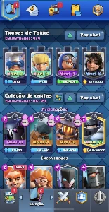 Queima De Estoque! Conta Clash Royale!!