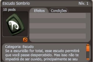 Escudo Sombrio servidor Spiritia/helioboros - Dofus