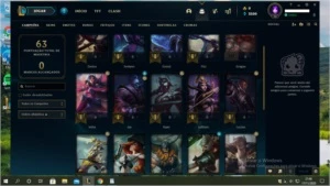 CONTA UNRANKED 21 CHAMPZ 4 SKINS. - League of Legends LOL