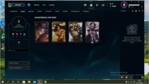 CONTA UNRANKED 21 CHAMPZ 4 SKINS. - League of Legends LOL