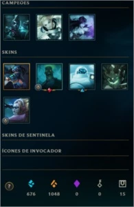 Conta LOL - Platina (Barato) - League of Legends