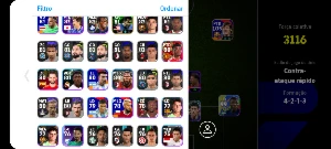 Conta efootball com Messi do Pack - eFootball PES