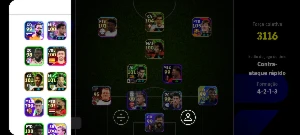 Conta efootball com Messi do Pack - eFootball PES