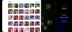 Conta efootball com Messi do Pack - eFootball PES