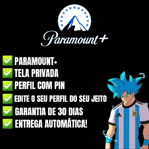 Paramount+ Tela Privada + Entrega Automática! - Assinaturas e Premium