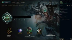 Conta de LOL Borda Platina - 39 campeões / 6 skins - League of Legends