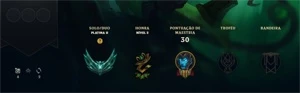 Conta platina caindo em queue d4 d3 - League of Legends LOL