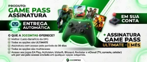 Xbox Gamepass Na Sua Conta (Não É Compartilhado) - Assinaturas e Premium