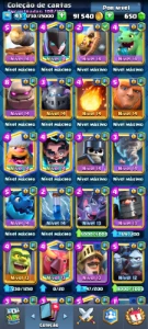 Conta nível 43 com campeões - Clash Royale