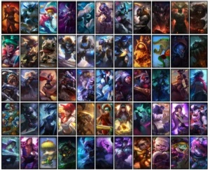 Conta Unranked com 201 Skins e 155 Champs + 5 Ultimates - League of Legends LOL