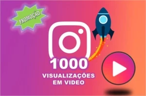 INSTAGRAM - 1000 VISUALIZAÇÕES EM VIDEO - Outros