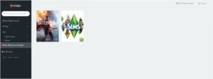 CONTA ORIGIN COM BATTLEFIELD 1 E THE SIMS 3 - Outros