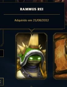 conta com KAYLE JUIZA / RAMMUS REI / ANNIE GOTICA - League of Legends LOL