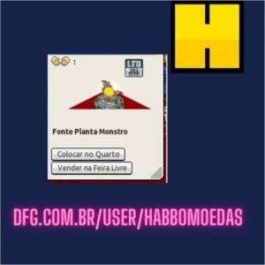 Habbo Hotel FONTE PLANTA MONSTRO LDT 250/1000