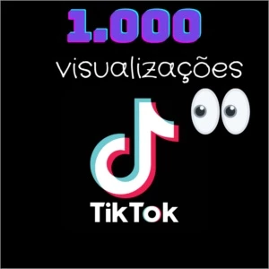1.000 Visualizações BR no TikTok - Redes Sociais