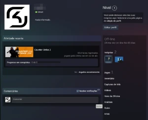 Conta Steam + Cs2 Prime - Counter Strike