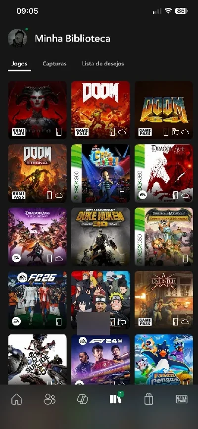 Conta Xbox premium 190 jogos - Outros