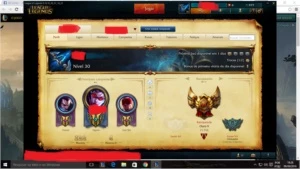 Conta ouro V, várias skins e quase todos campeões. - League of Legends LOL