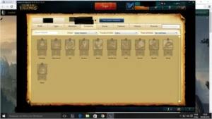 Conta ouro V, várias skins e quase todos campeões. - League of Legends LOL