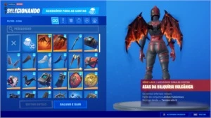 Conta Fortnite Muito Rara, + d 200 itens (Com Salve O Mundo)