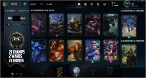 CONTA de LOL com YI PSY OPS - League of Legends