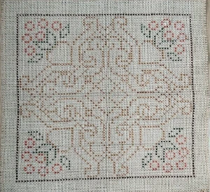 Tela para bordar em juta TJ-99 - 53 x 53 cm - Artesanato e Personalizados