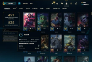 Conta Unranked com TODOS os champs e 209 Skins - League of Legends LOL
