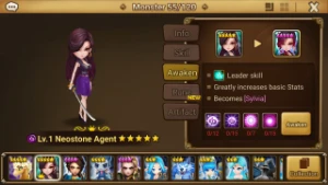 Reroll Summoners War lvl10 com Sylvia + Diana