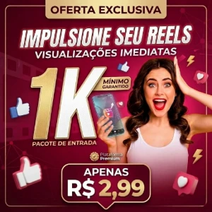 Visualização no Reels - Redes Sociais