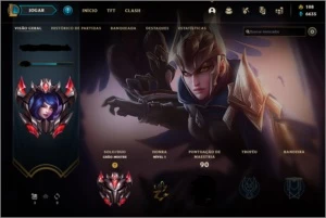 Conta LOL - Grão Mestre 400+pdl, 25+ pdl p/ win, w/r alta - League of Legends