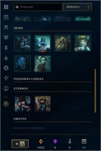 Conta LOL - Grão Mestre 400+pdl, 25+ pdl p/ win, w/r alta - League of Legends
